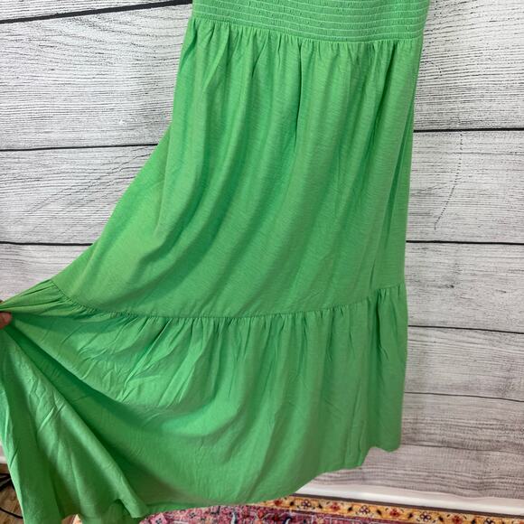 Nation LTD Plus Size Green Penelope Comfortable Midi Sleeveless Dress Size XXL - Picture 6 of 7